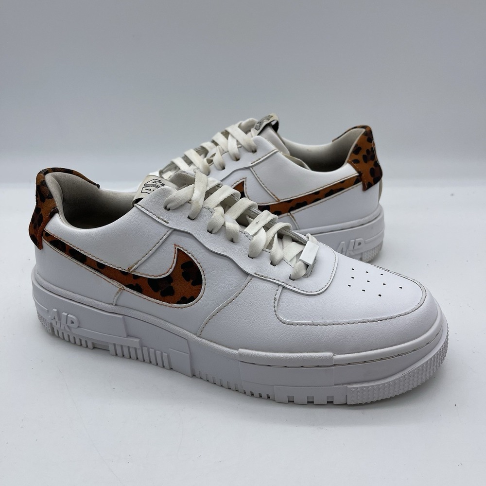 Nike Air Force 1 Pixel SE Leopard Women's Size 9 Shoes CV8481-100 Casual Sneaker